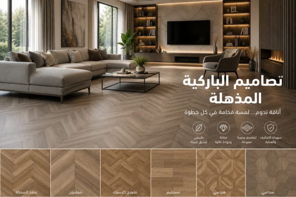 تصاميم باركية المذهلة داخل منزل عصري