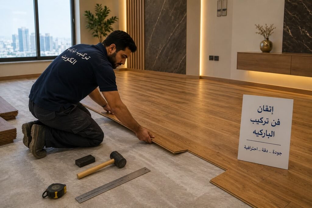 إتقان تركيب الباركيه